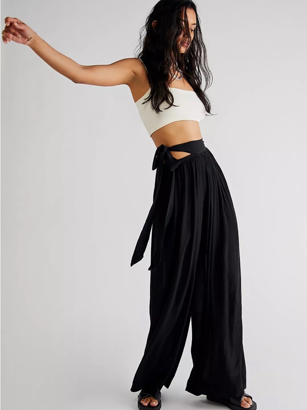 Free people sliver of light pant size Large